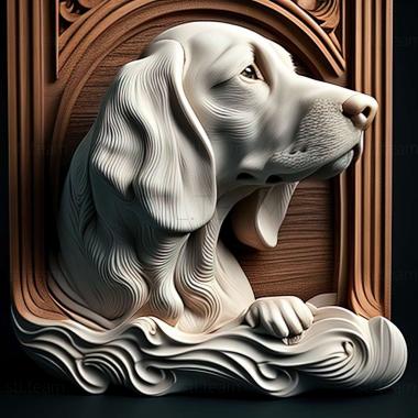 3D модель Порцелянова собака (STL)